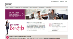 Desktop Screenshot of hiltonbenefits.com